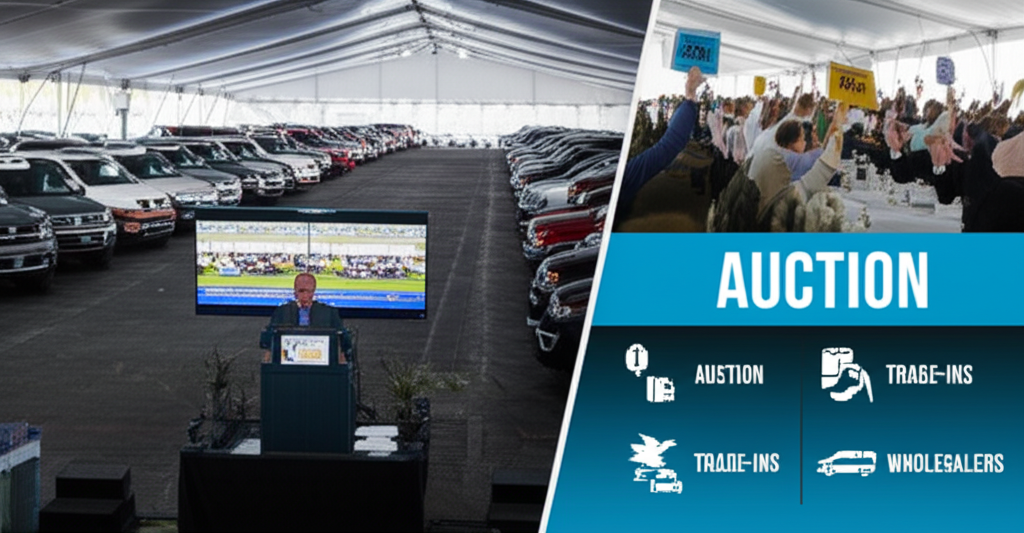 Vehicle Acquisition Strategy: Auctions, Trade-Ins, Wholesalers